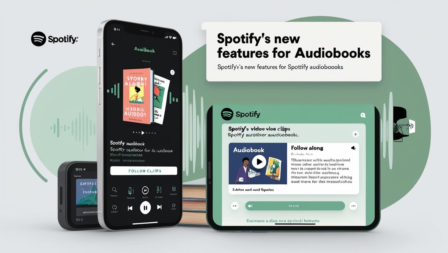 Spotify Tests a Video Feature for Audiobooks