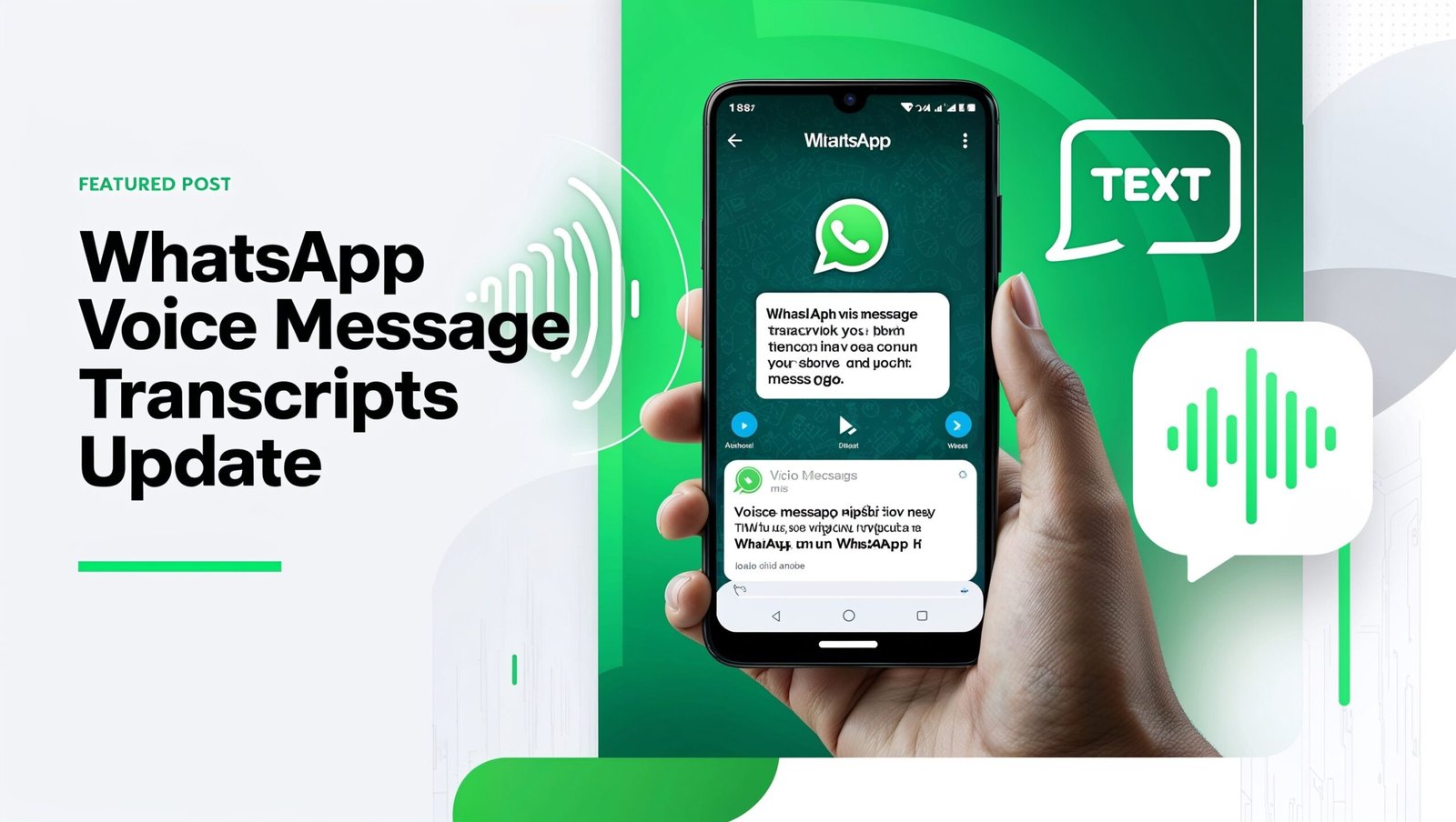 WhatsApp Voice Message Transcripts Update